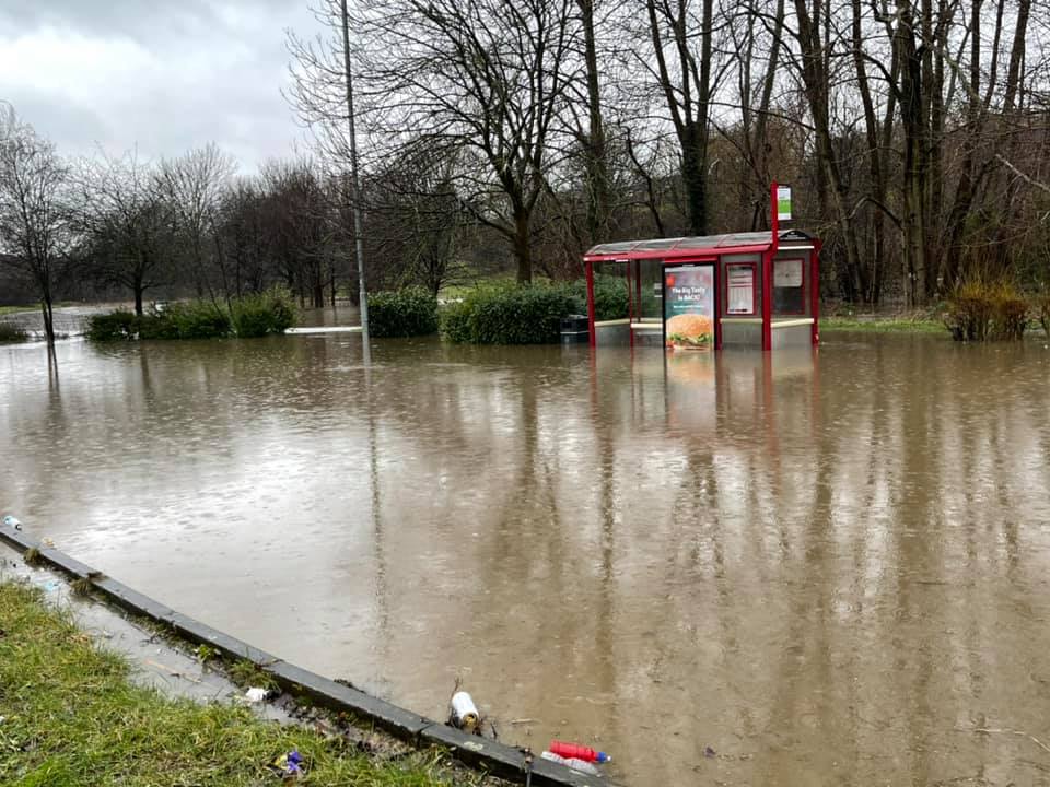 Flooding in Leeds live Shocking picture shows car under water on